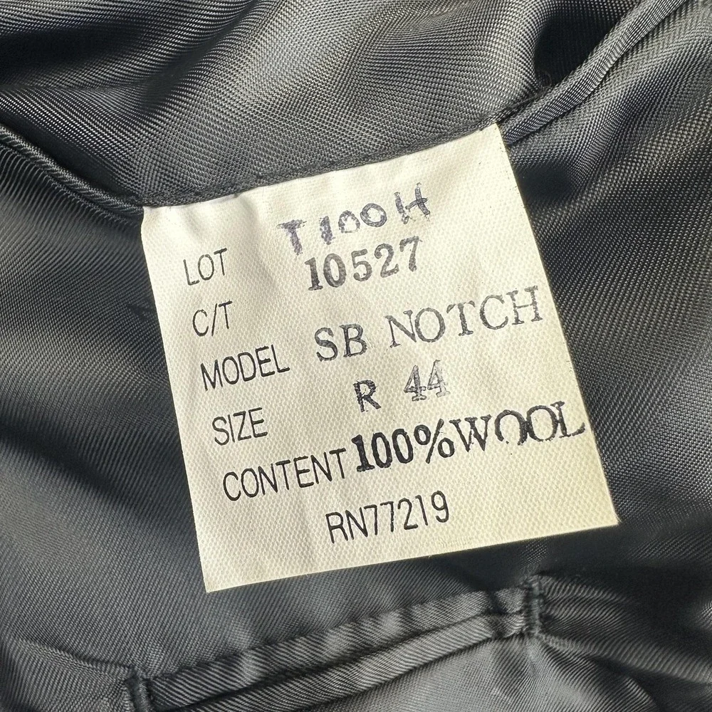 Pierre Balmain Blazer Mens 44 Black Wool Single Breasted Tuxedo Jacket Formal‎